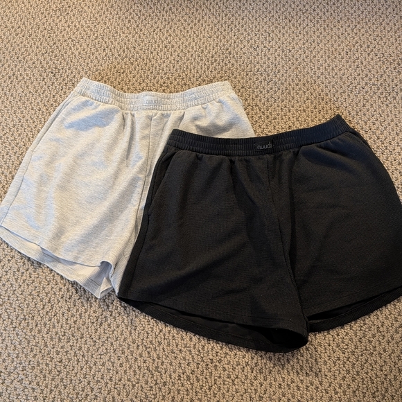 Nuuds Women's Waffle Knit High Rise Shorts - Picture 2 of 7